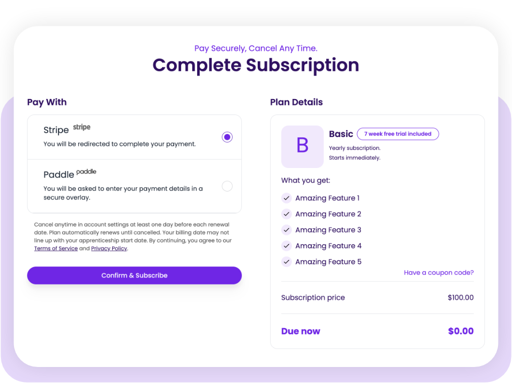 Motivo checkout and order flow preview